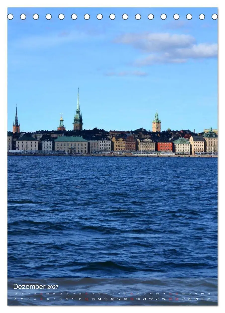 Bild: 9783569917941 | Stockholm - Stadtansichten (Tischkalender 2027 DIN A5 hoch),...