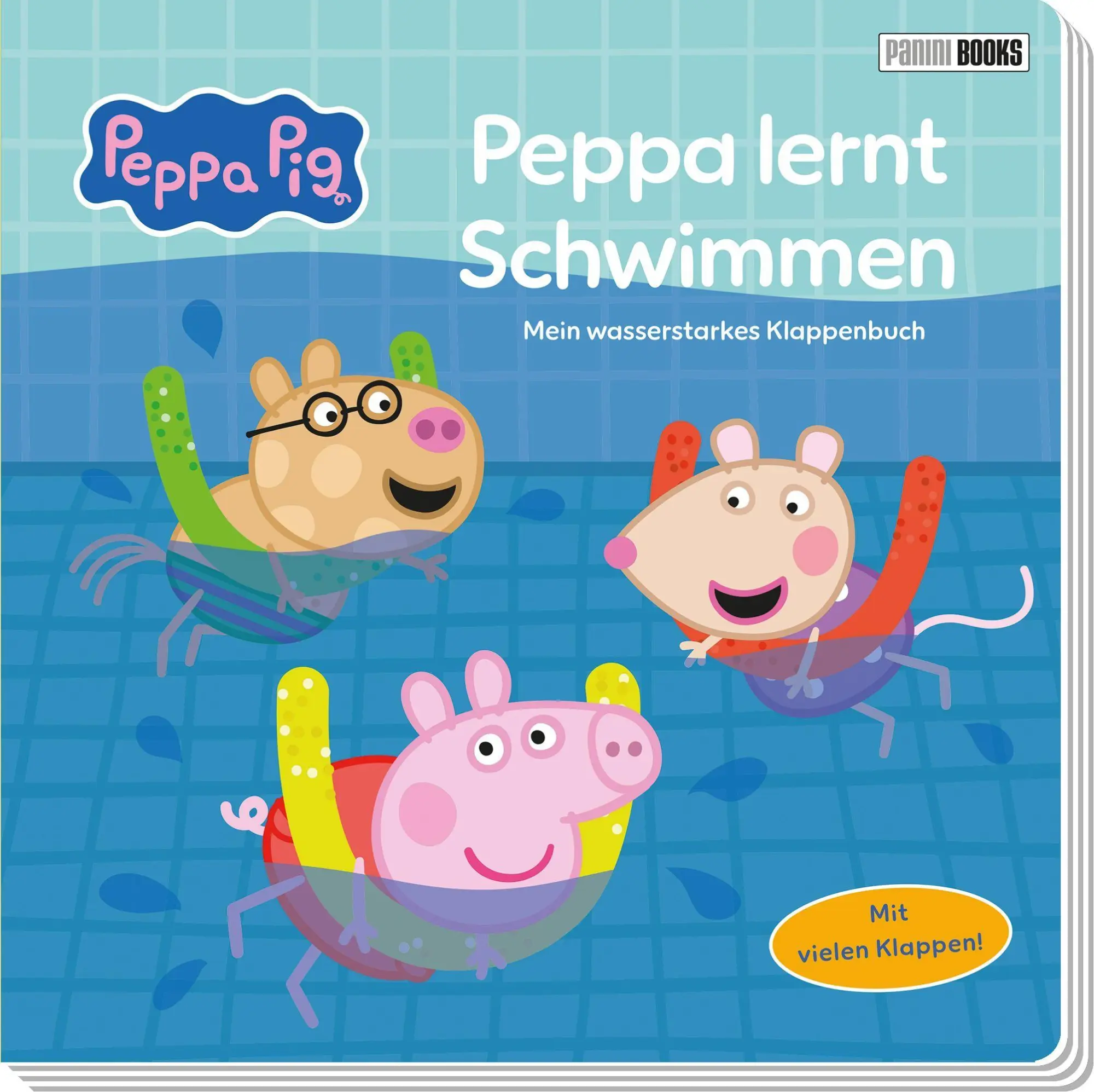 Cover: 9783833247941 | Peppa Pig: Peppa lernt Schwimmen - Mein wasserstarkes Klappenbuch
