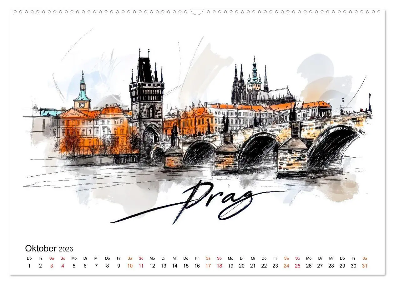 Bild: 9783457248041 | Europas Städte - ein Kalender für Entdecker (hochwertiger Premium...