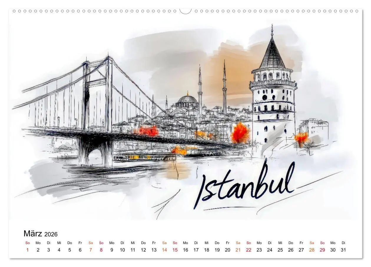 Bild: 9783457248041 | Europas Städte - ein Kalender für Entdecker (hochwertiger Premium...