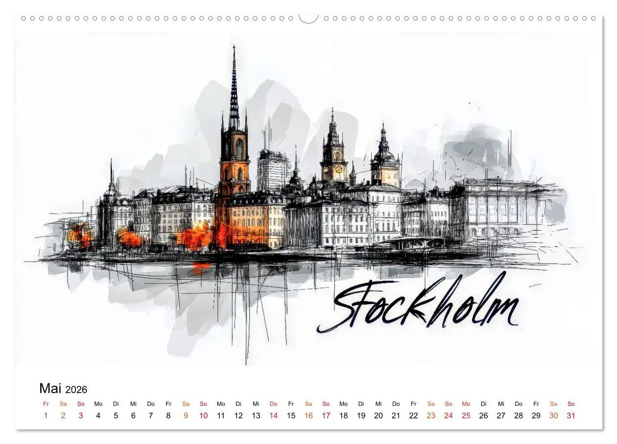 Bild: 9783457248041 | Europas Städte - ein Kalender für Entdecker (hochwertiger Premium...