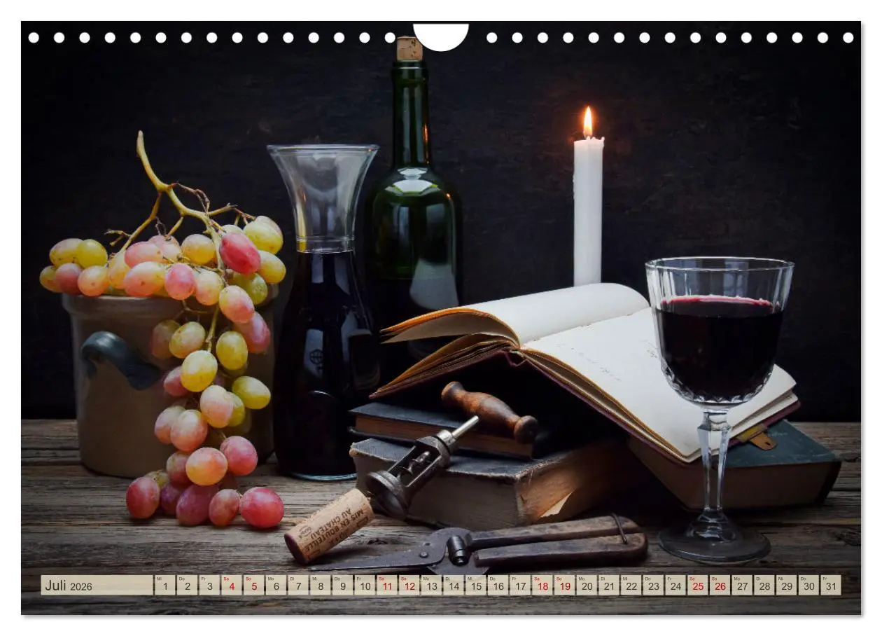 Bild: 9783457318041 | Stillleben Alte Meister (Wandkalender 2026 DIN A4 quer), CALVENDO...