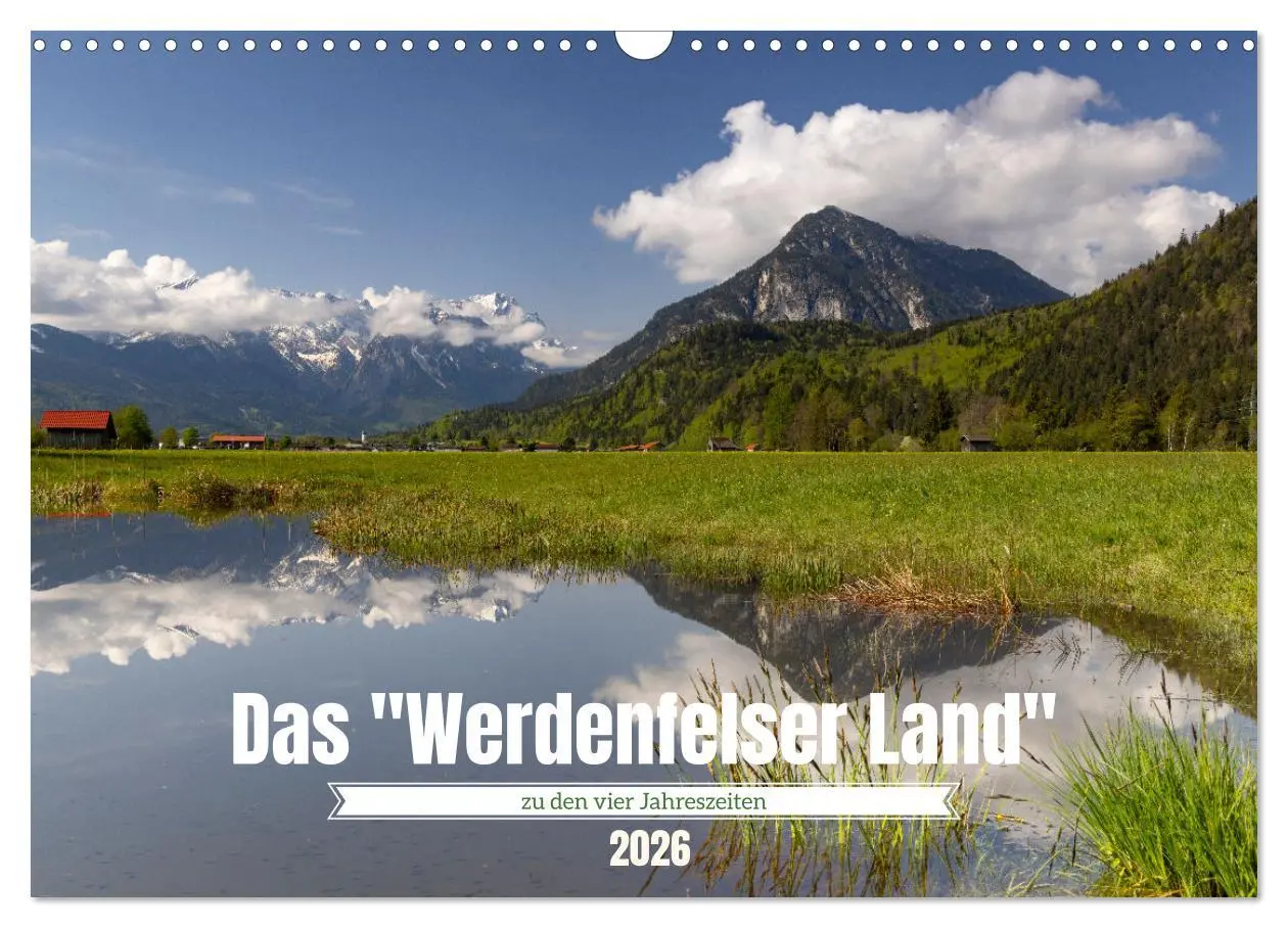 Cover: 9783457488041 | Werdenfelser Land (Wandkalender 2026 DIN A3 quer), CALVENDO...