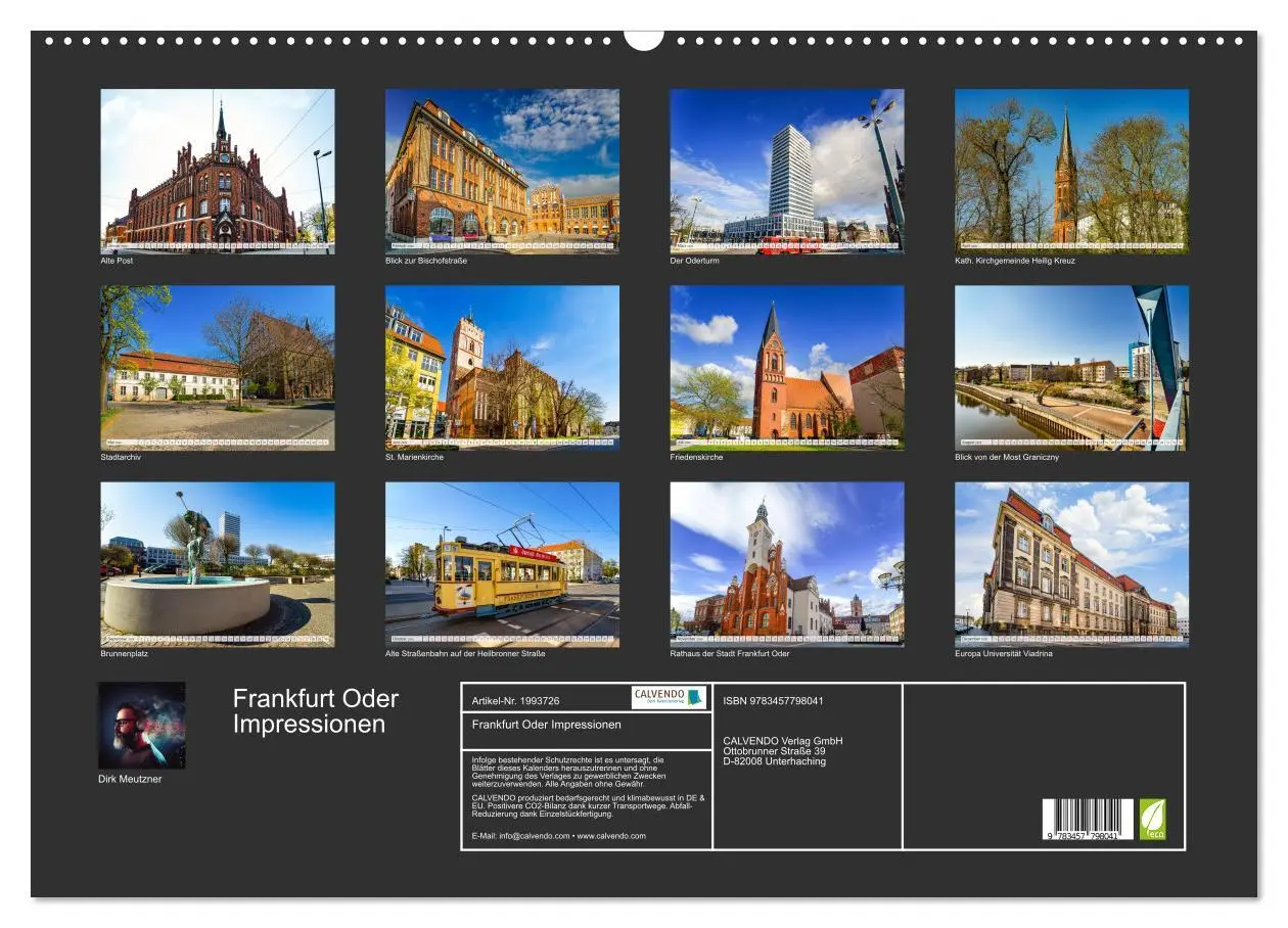 Bild: 9783457798041 | Frankfurt Oder Impressionen (Wandkalender 2026 DIN A2 quer),...