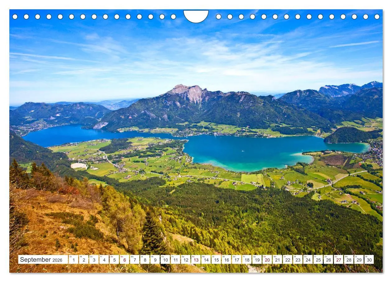 Bild: 9783457868041 | Der schöne Wolfgangsee im Salzkammergut (Wandkalender 2026 DIN A4...
