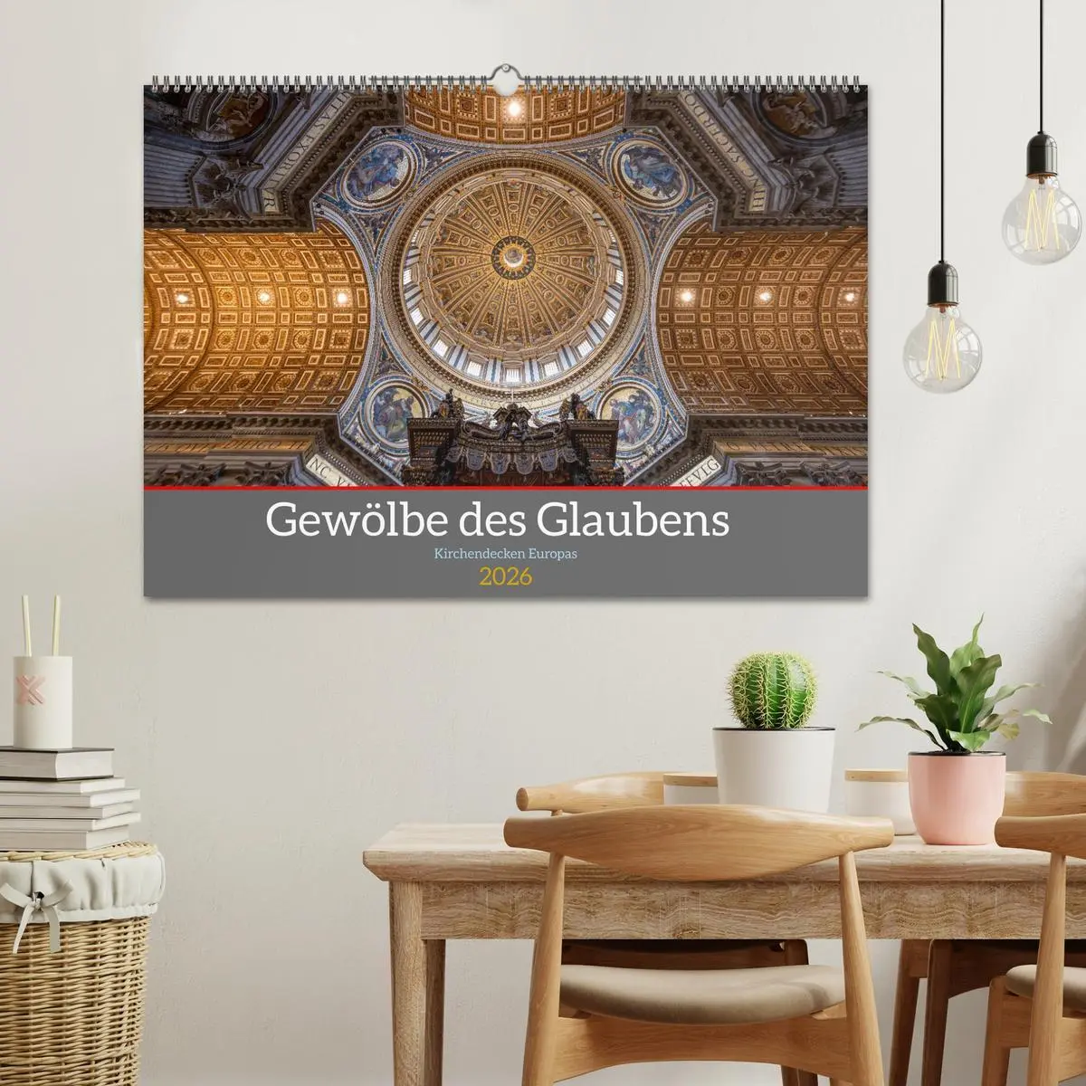 Bild: 9783516648041 | Gewölbe des Glaubens - Kirchendecken Europas (Wandkalender 2026 DIN...