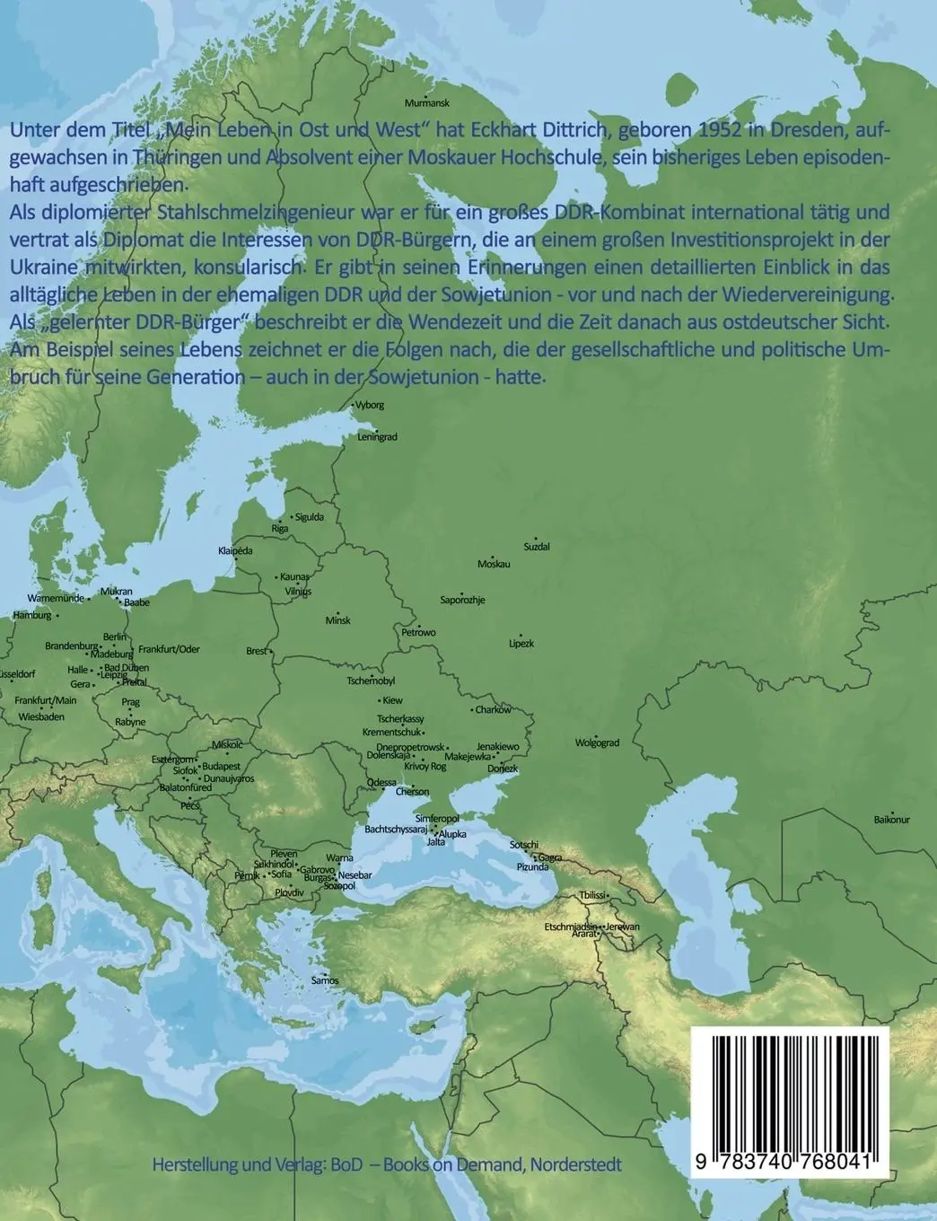 Rückseite: 9783740768041 | Ein Leben in Ost und West | Eckhart Dittrich | Taschenbuch | Paperback