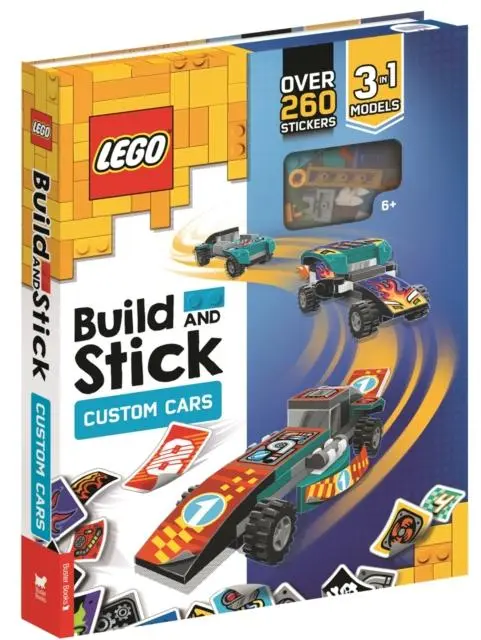 Cover: 9781780558141 | LEGO® Build and Stick: Custom Cars (Includes LEGO pieces, book and...