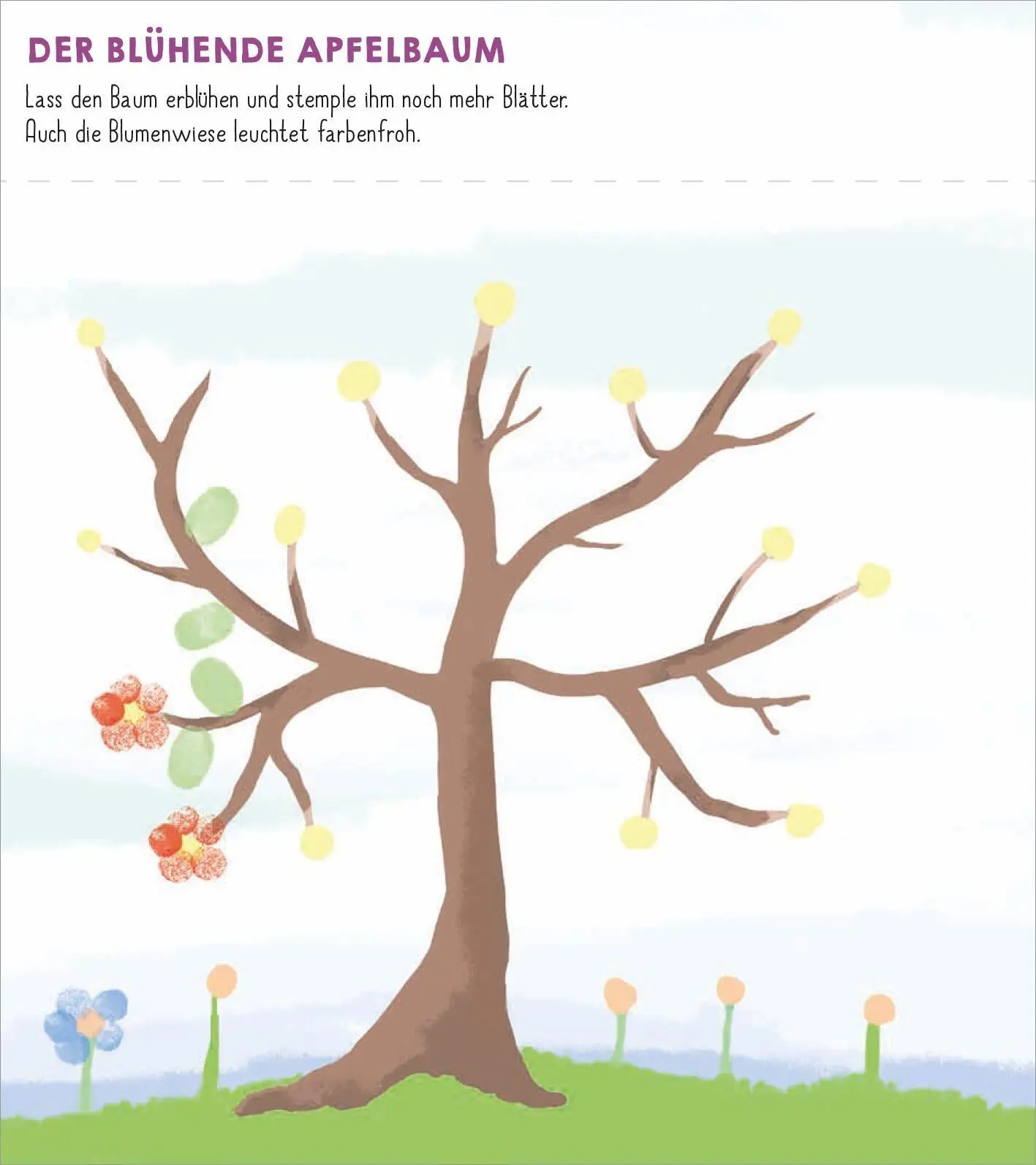 Bild: 9783845868141 | Meine allerersten Fingerstempel Frühling | Mit 8 Stempelfarben | Buch