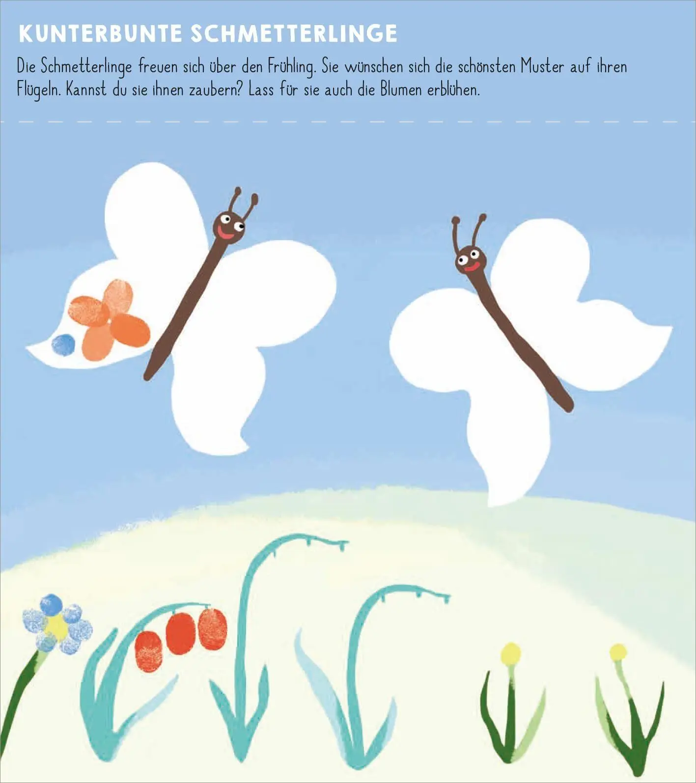 Bild: 9783845868141 | Meine allerersten Fingerstempel Frühling | Mit 8 Stempelfarben | Buch