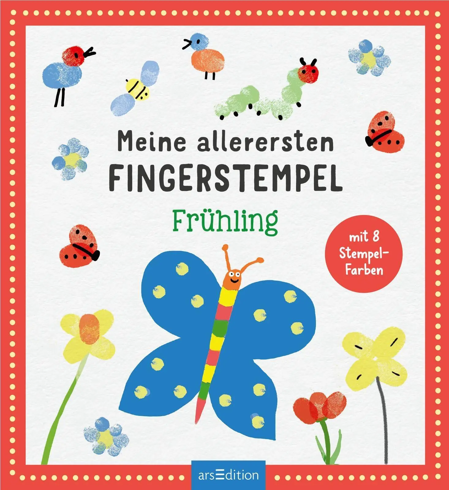 Bild: 9783845868141 | Meine allerersten Fingerstempel Frühling | Mit 8 Stempelfarben | Buch