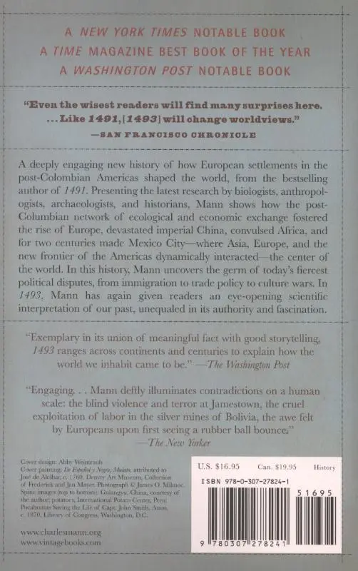 Rückseite: 9780307278241 | 1493 | Uncovering the New World Columbus Created | Charles C. Mann