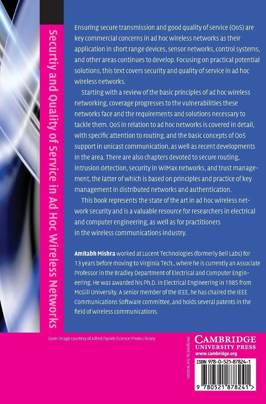 Rückseite: 9780521878241 | Security and Quality of Service in Ad Hoc Wireless Networks | Mishra