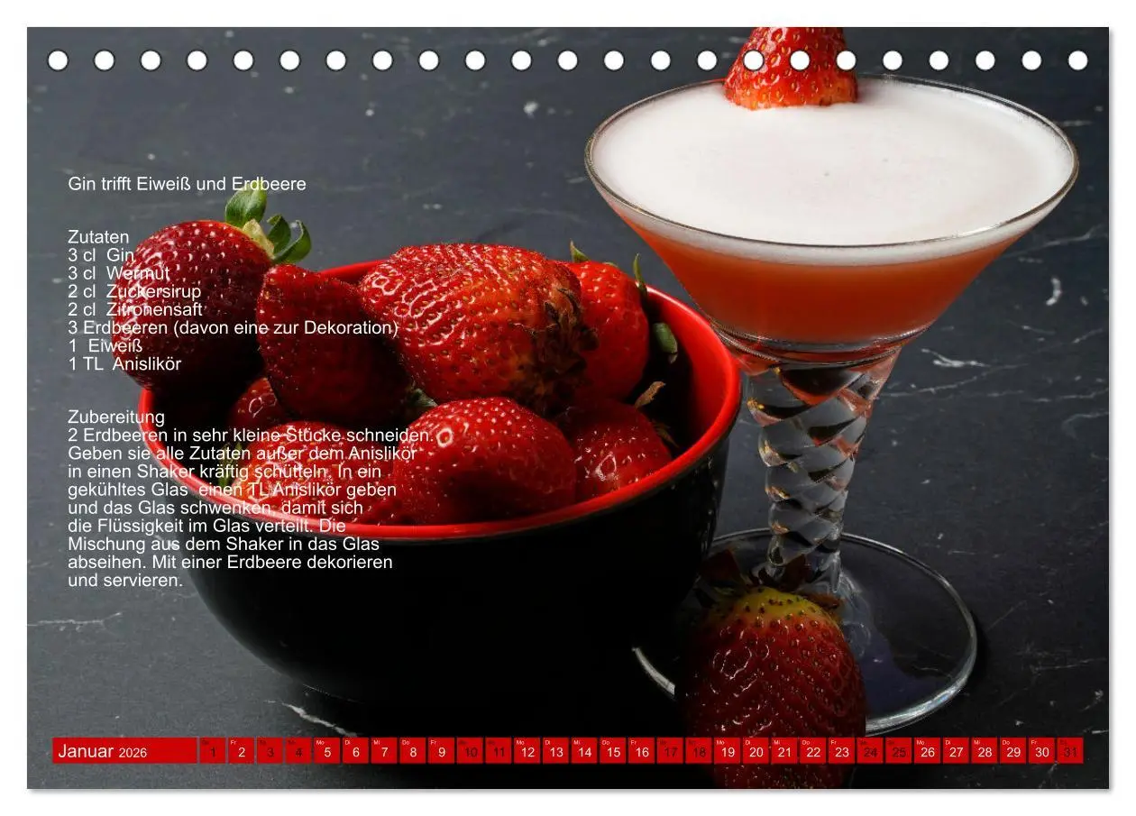Bild: 9783457608241 | Faszination Gin Cocktails (Tischkalender 2026 DIN A5 quer),...