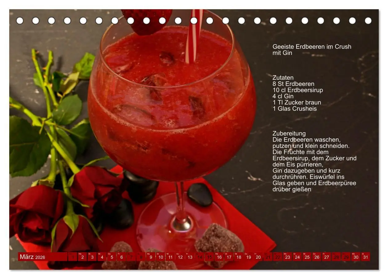 Bild: 9783457608241 | Faszination Gin Cocktails (Tischkalender 2026 DIN A5 quer),...