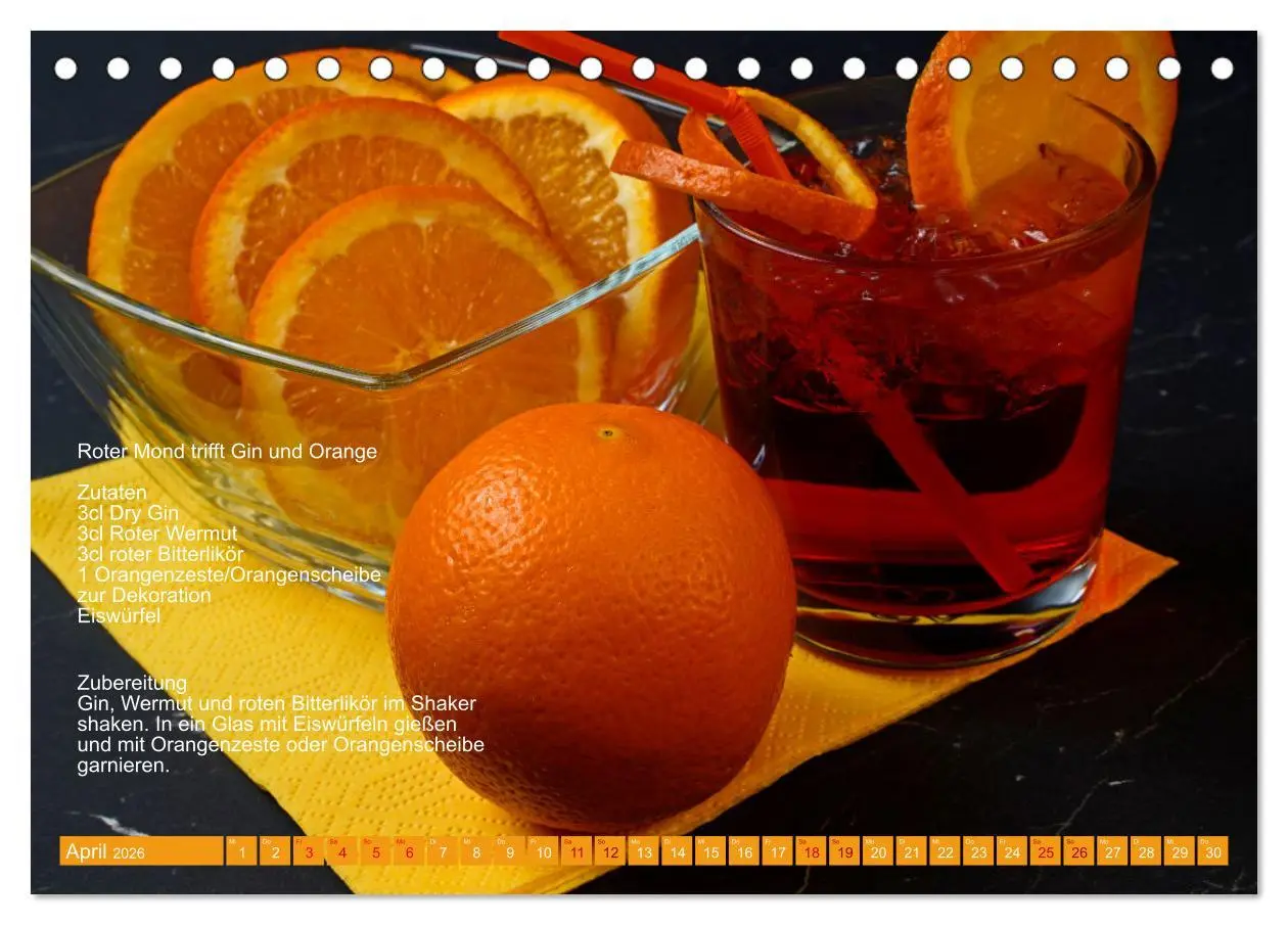 Bild: 9783457608241 | Faszination Gin Cocktails (Tischkalender 2026 DIN A5 quer),...