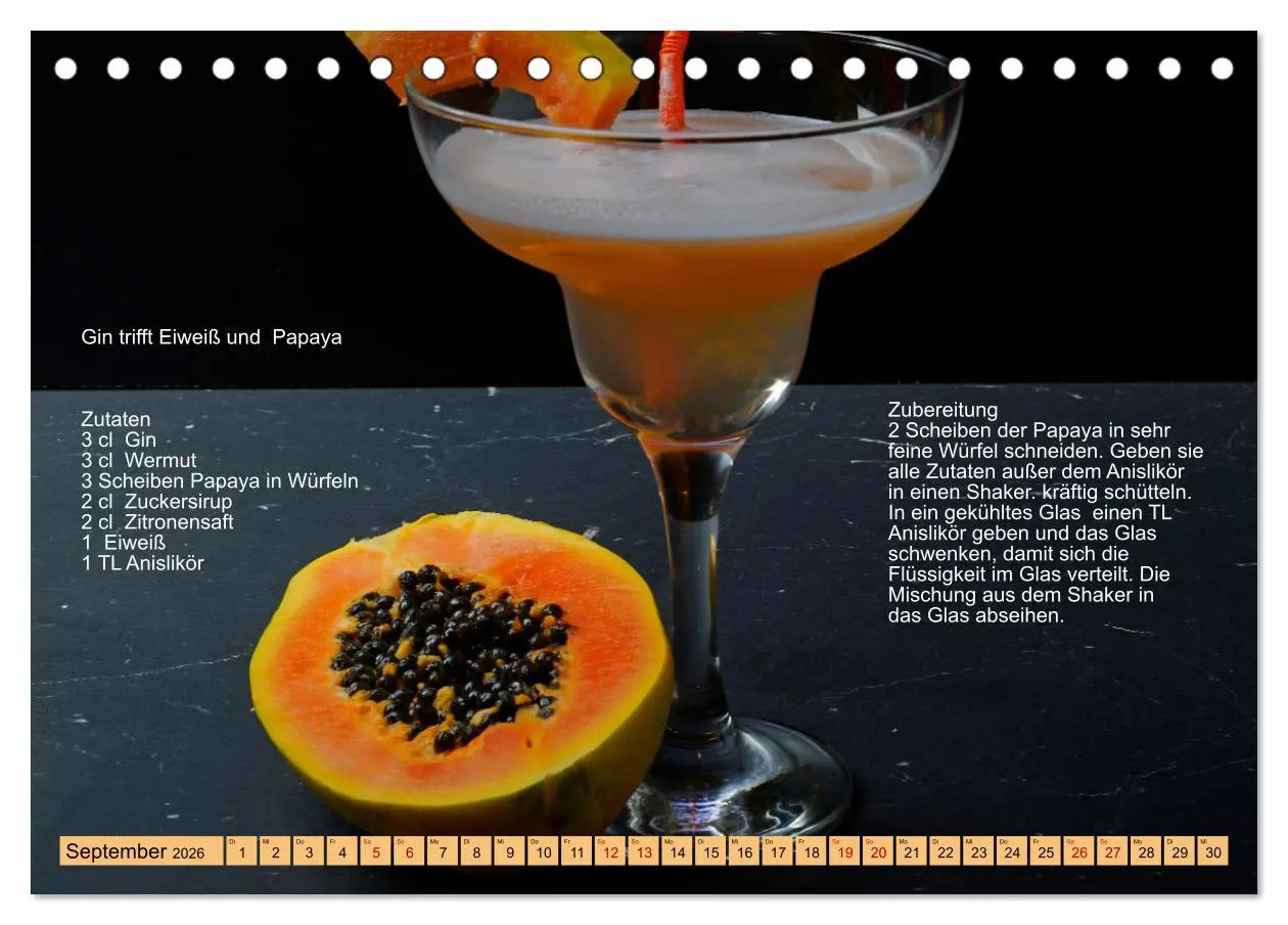 Bild: 9783457608241 | Faszination Gin Cocktails (Tischkalender 2026 DIN A5 quer),...