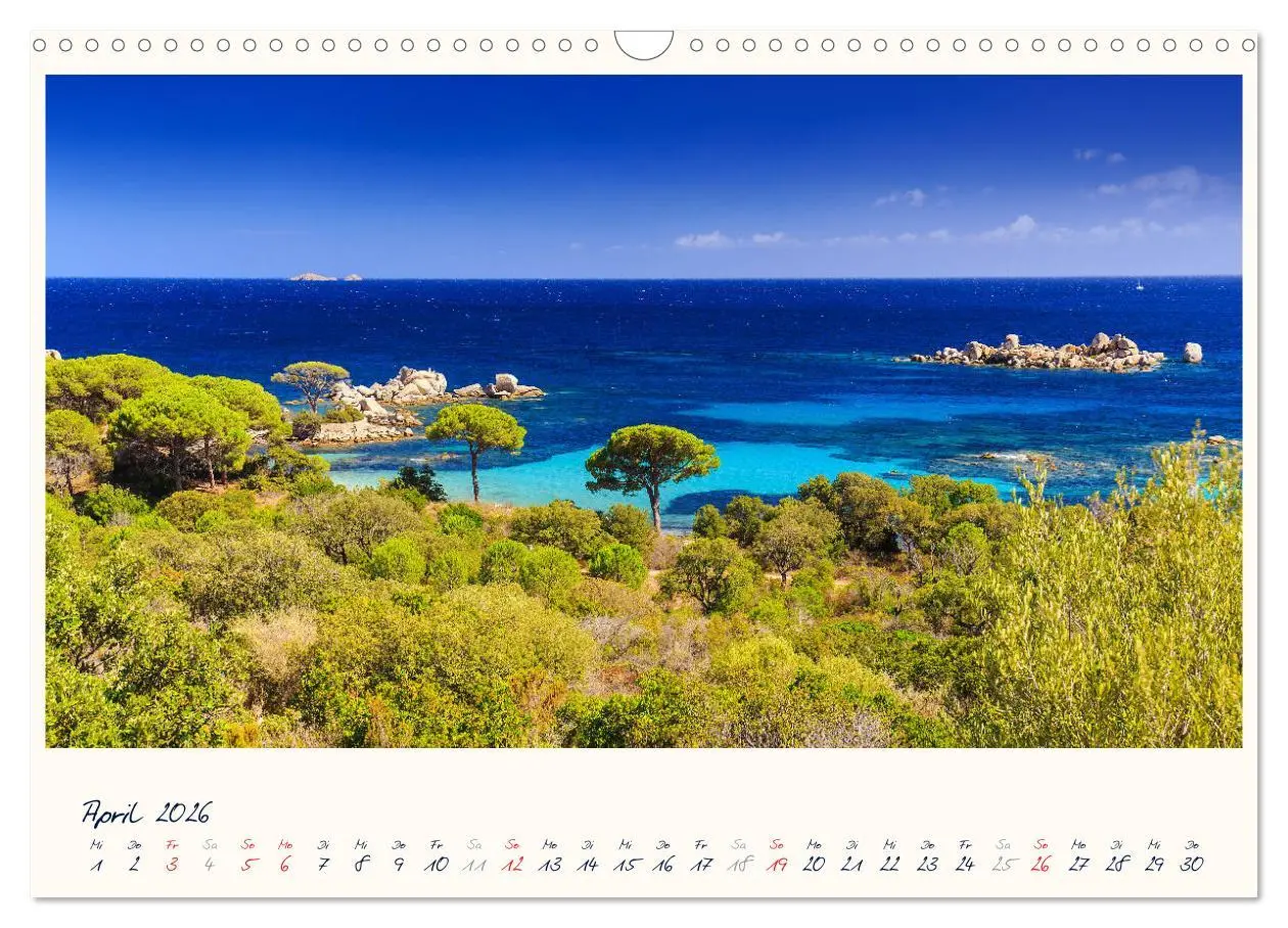 Bild: 9783457848241 | Korsika - Traumhafte Küsten am Mittelmeer (Wandkalender 2026 DIN A3...