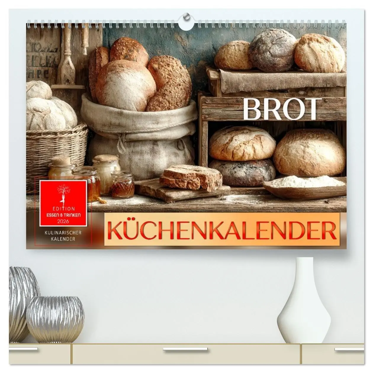 Cover: 9783516628241 | Küchenkalender Brot (hochwertiger Premium Wandkalender 2026 DIN A2...