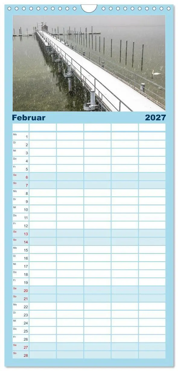 Bild: 9783516798241 | Familienplaner 2027 - Drei Länder ein See - Bodensee mit 5 Spalten...