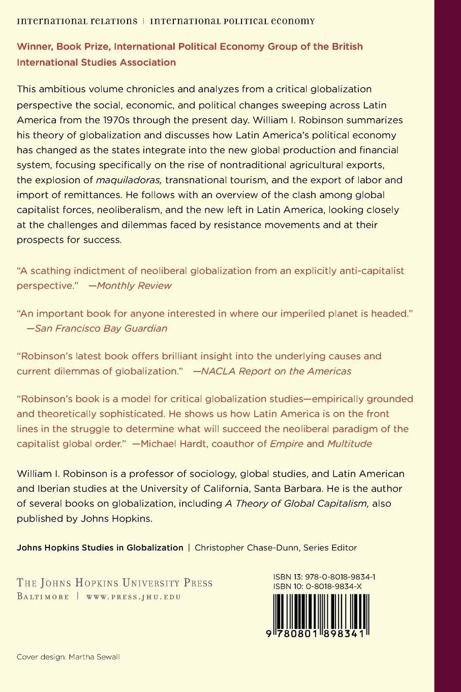 Rückseite: 9780801898341 | Latin America and Global Capitalism | William I. Robinson | Buch