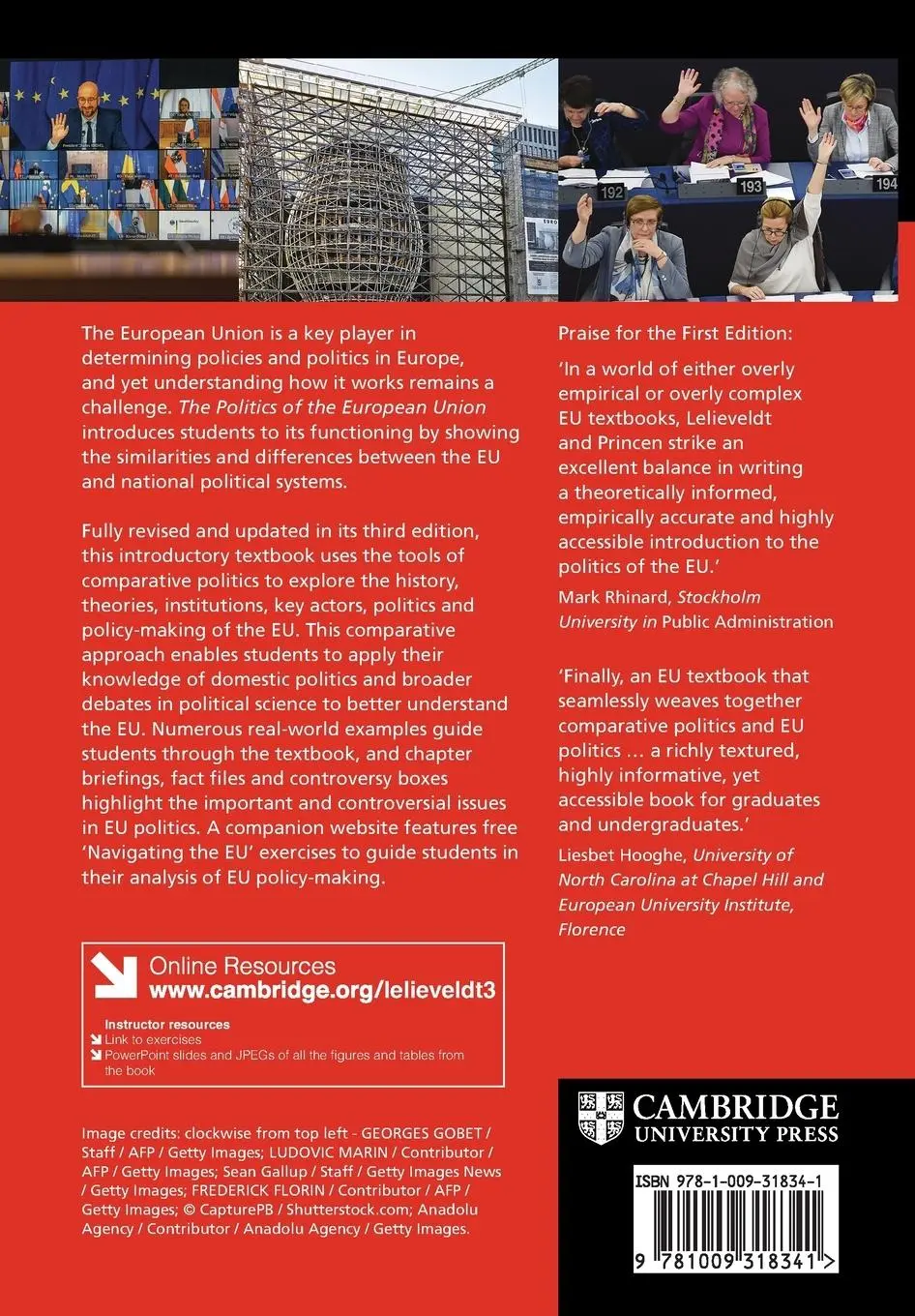 Rückseite: 9781009318341 | The Politics of the European Union | Herman Lelieveldt (u. a.) | Buch