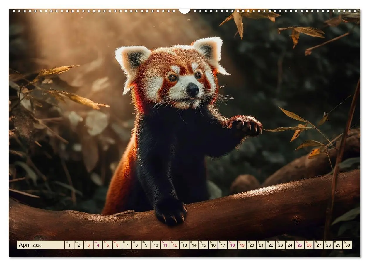 Bild: 9783457528341 | Roter Panda - gefährdeter Katzenbär (hochwertiger Premium...