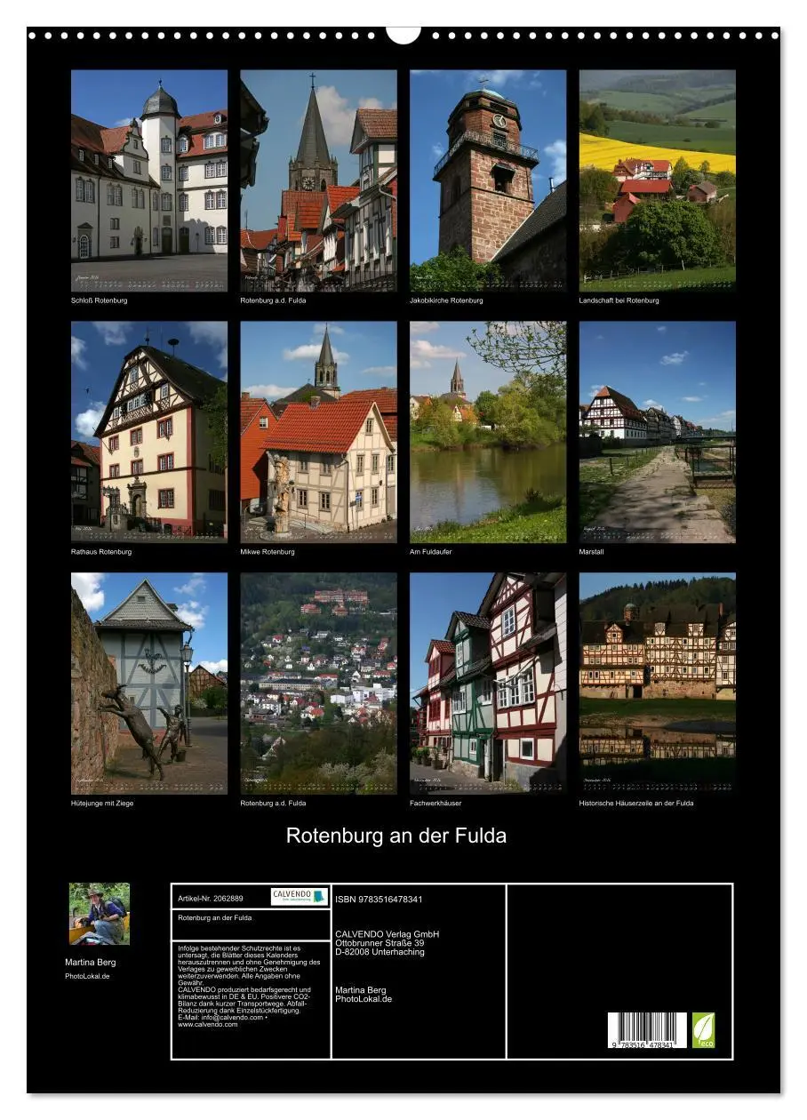 Bild: 9783516478341 | Rotenburg an der Fulda (Wandkalender 2026 DIN A2 hoch), CALVENDO...