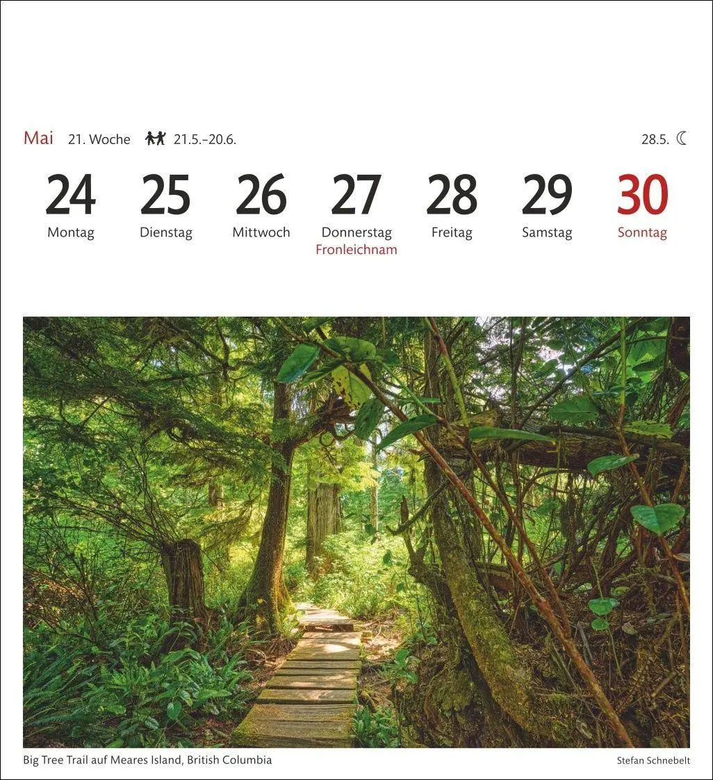 Bild: 9783840038341 | Kanada Sehnsuchtskalender 2027 - Wochenkalender mit 53 Postkarten