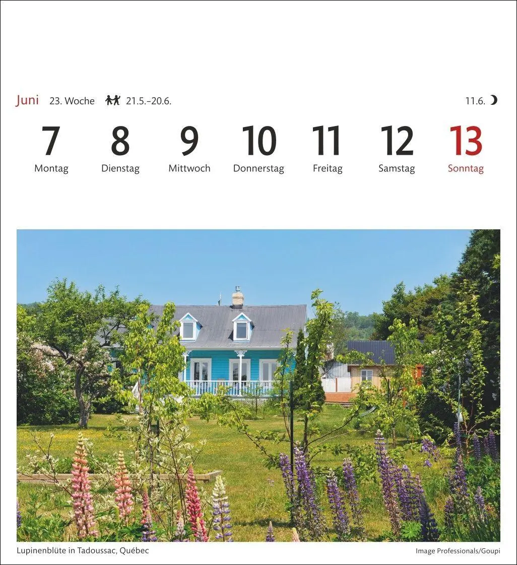 Bild: 9783840038341 | Kanada Sehnsuchtskalender 2027 - Wochenkalender mit 53 Postkarten