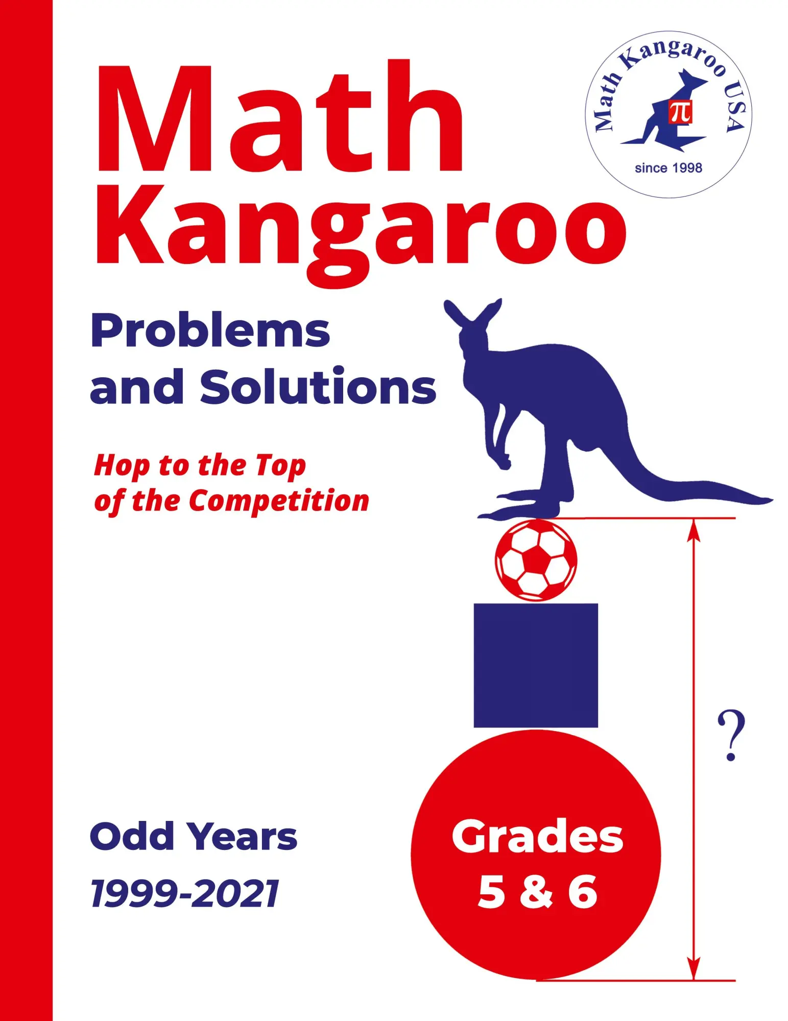Cover: 9798989988341 | Math Kangaroo Problems and Solutions - Grades 5 &amp; 6 - Odd Years | Usa