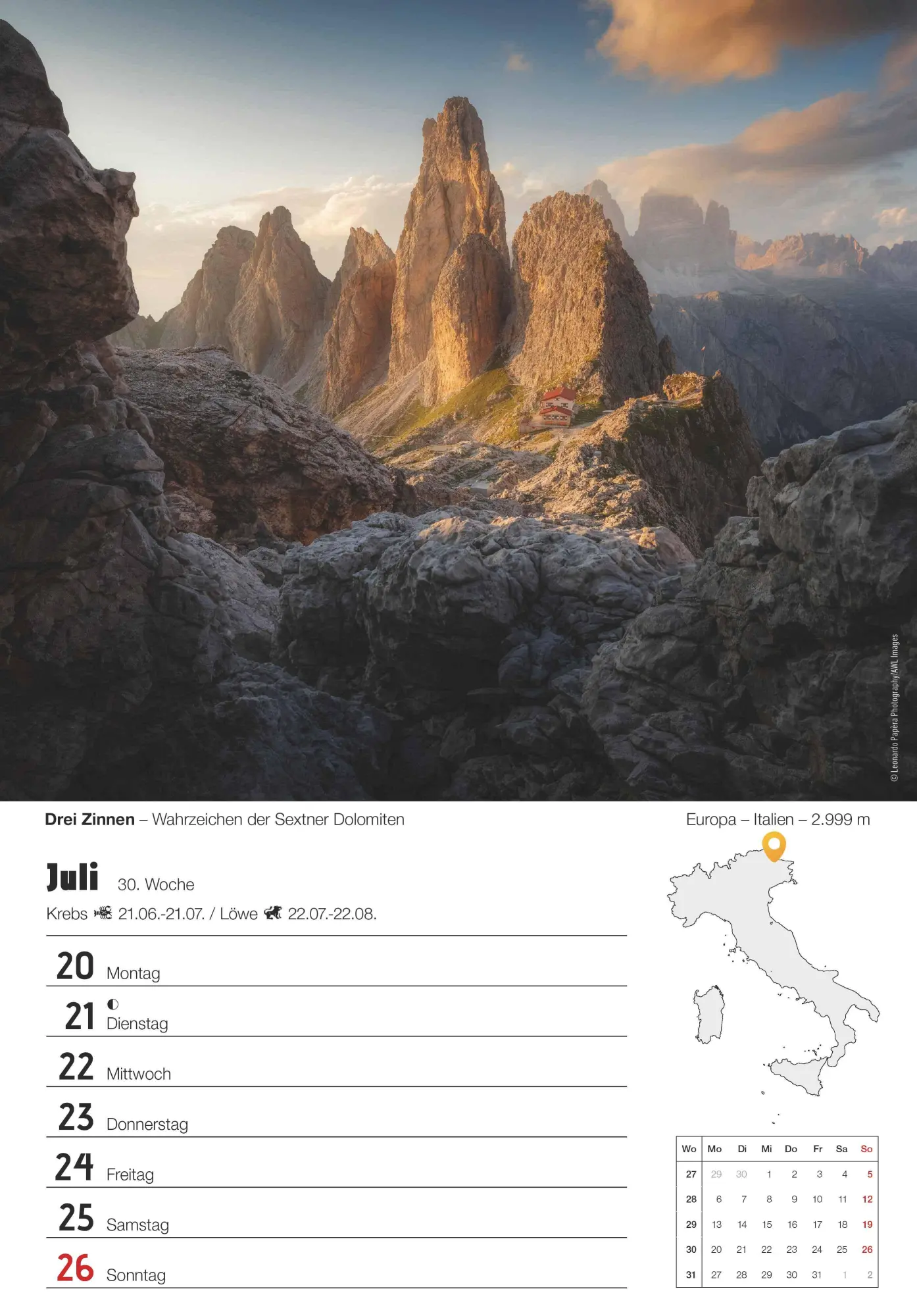 Bild: 4069095008441 | Berge - Wochenkalender mit 53 Motiven und Beschreibungen | Kalender
