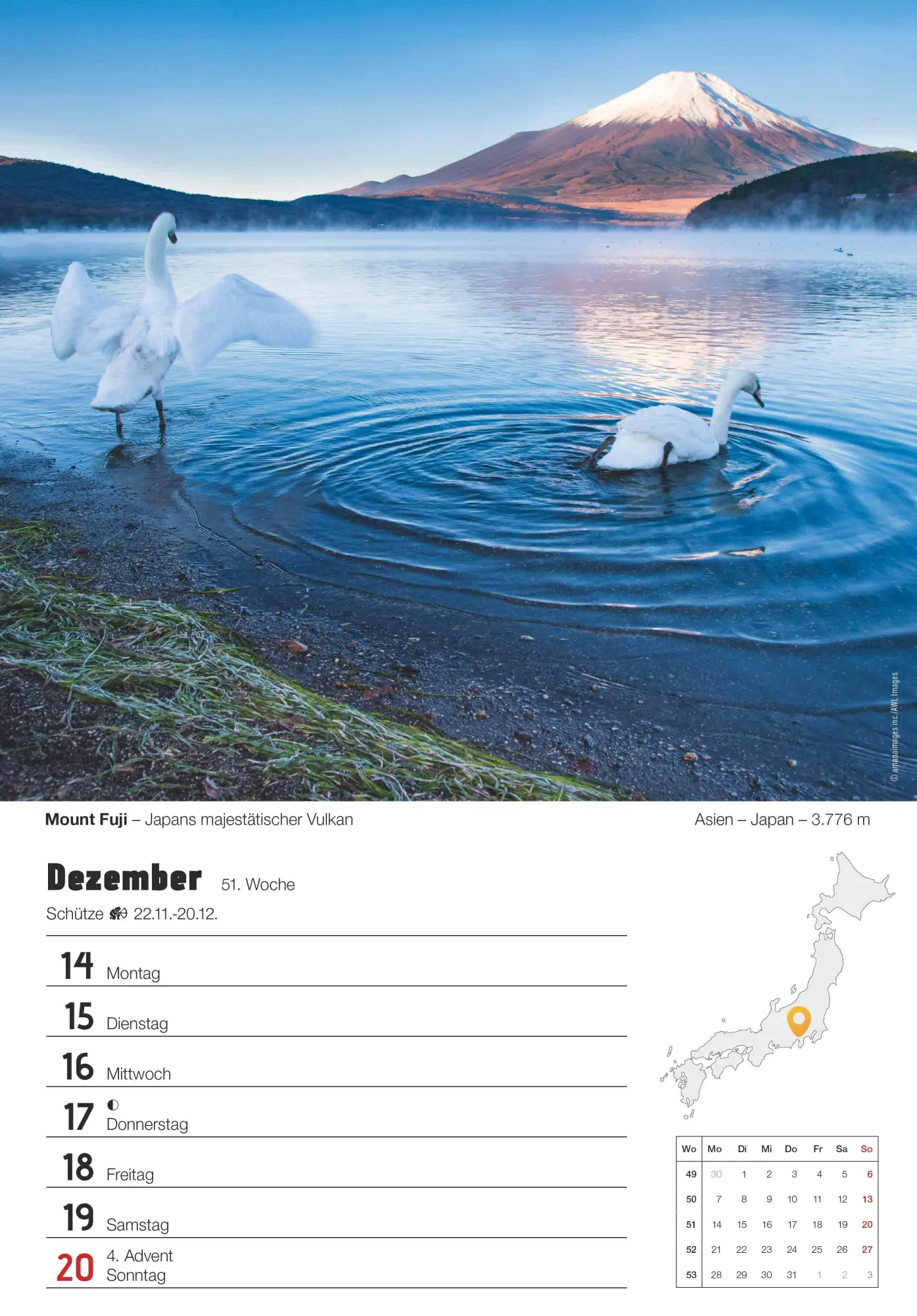Bild: 4069095008441 | Berge - Wochenkalender mit 53 Motiven und Beschreibungen | Kalender