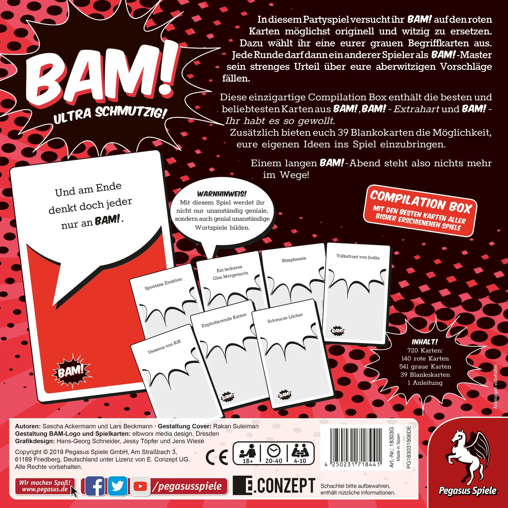 Bild: 4250231718441 | Bam! - Ultra schmutzig! | Sascha Ackermann | Spiel | Brettspiel | 2019