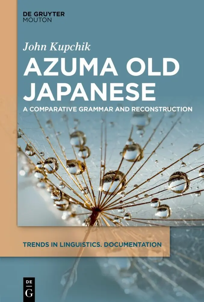 Cover: 9783111078441 | Azuma Old Japanese | A Comparative Grammar and Reconstruction | Buch