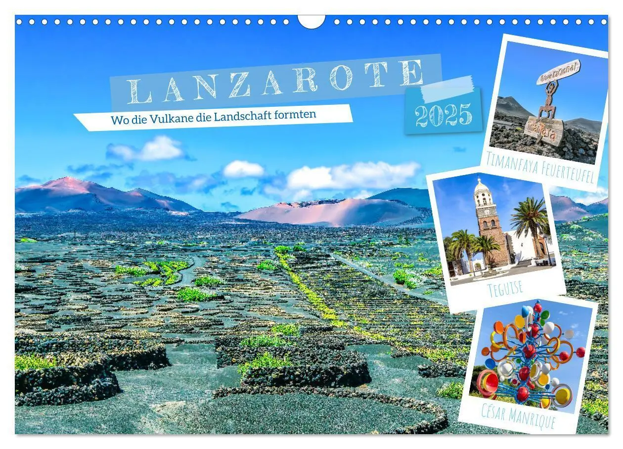 Cover: 9783435428441 | Lanzarote - Wo die Vulkane die Landschaft formten (Wandkalender...