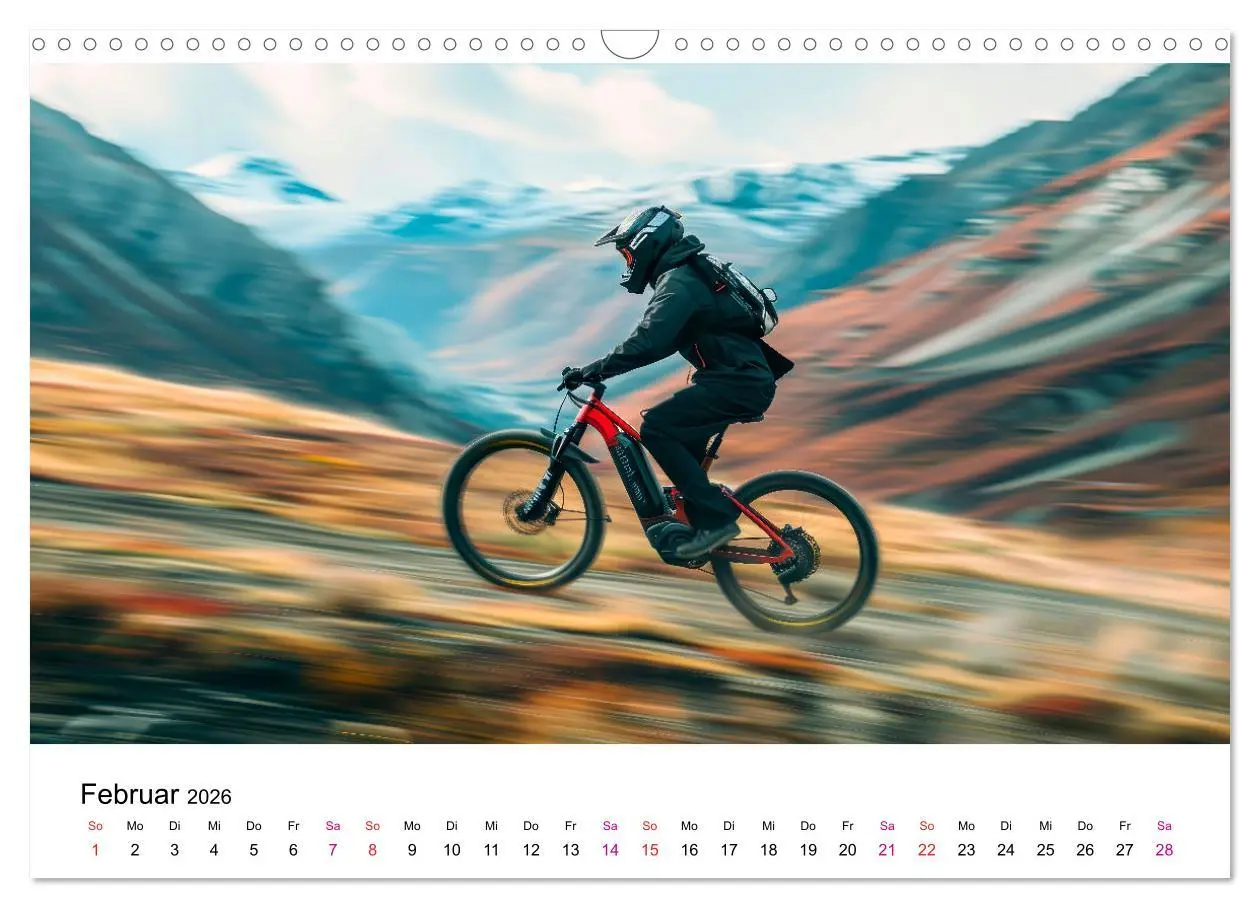 Bild: 9783457378441 | E-Bike einfach cool (Wandkalender 2026 DIN A3 quer), CALVENDO...