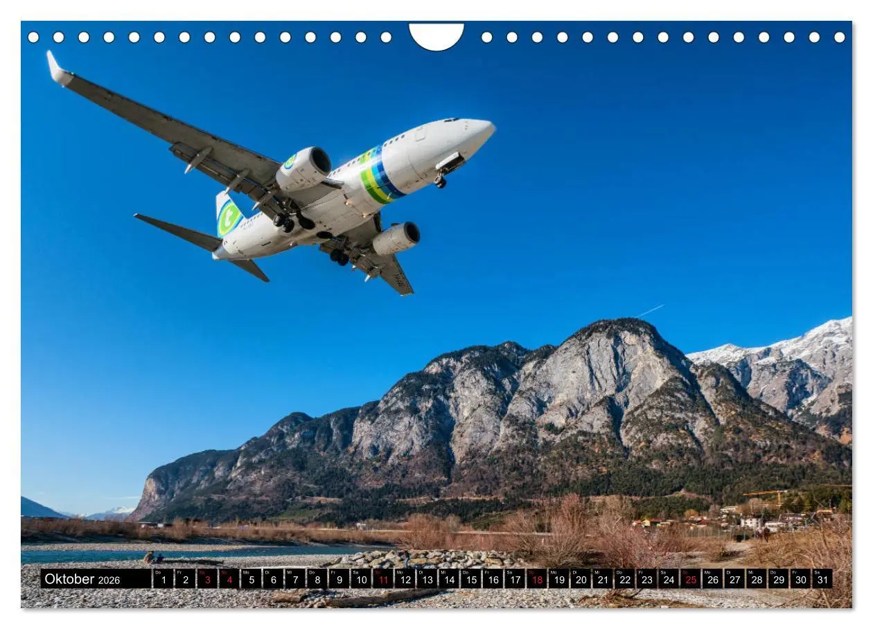 Bild: 9783457758441 | Flugzeugkalender (Wandkalender 2026 DIN A4 quer), CALVENDO...