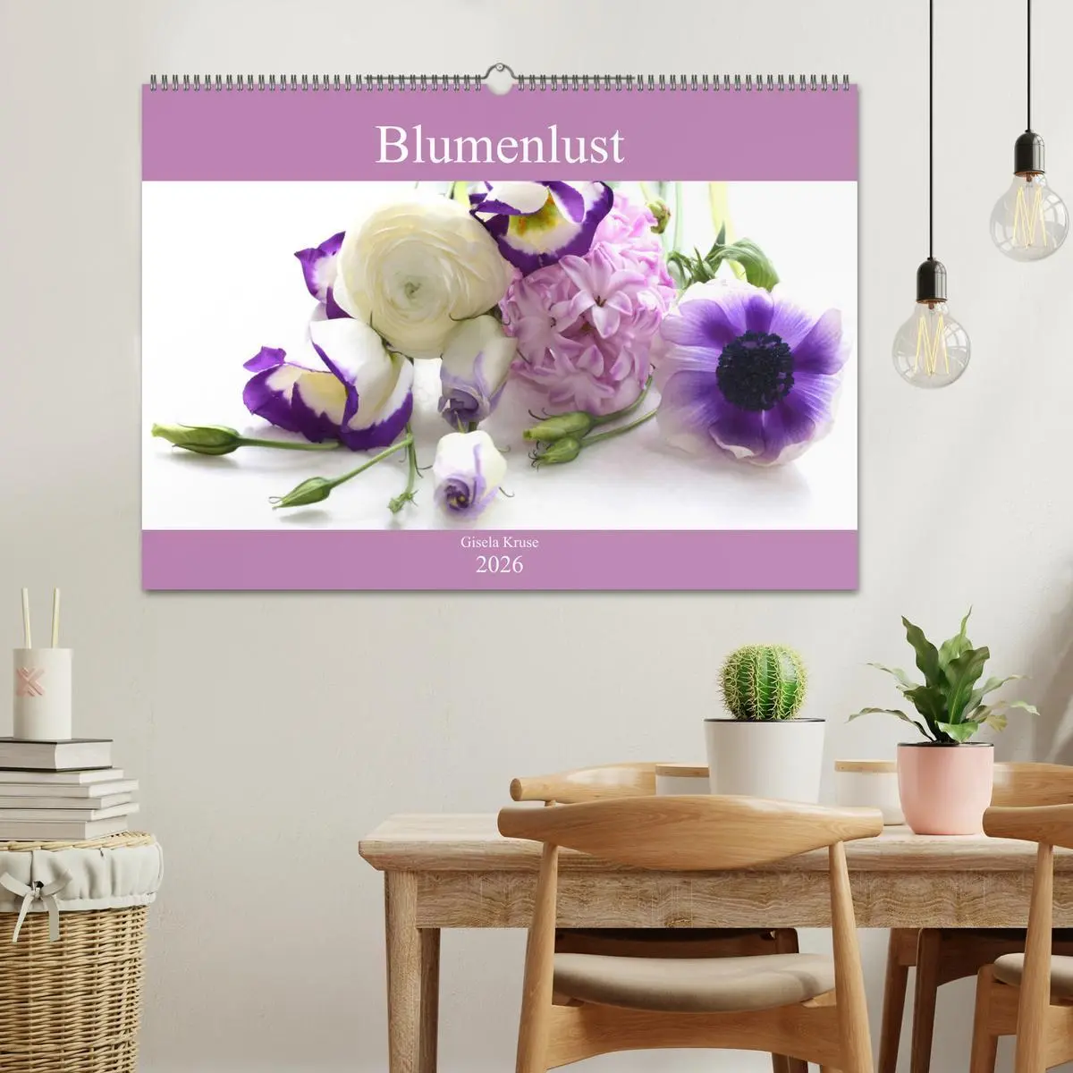 Bild: 9783457828441 | Blumenlust (Wandkalender 2026 DIN A2 quer), CALVENDO Monatskalender