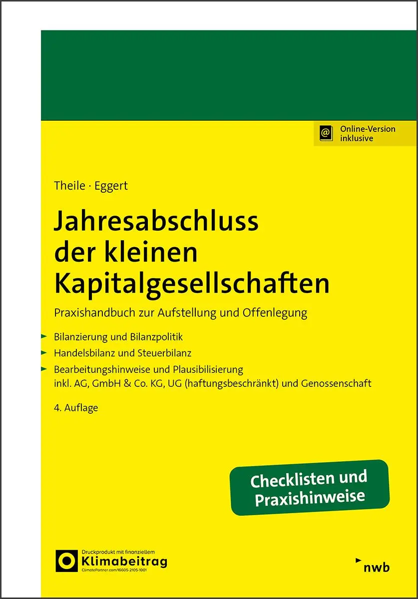 Cover: 9783482648441 | Jahresabschluss der kleinen Kapitalgesellschaften | Theile (u. a.)