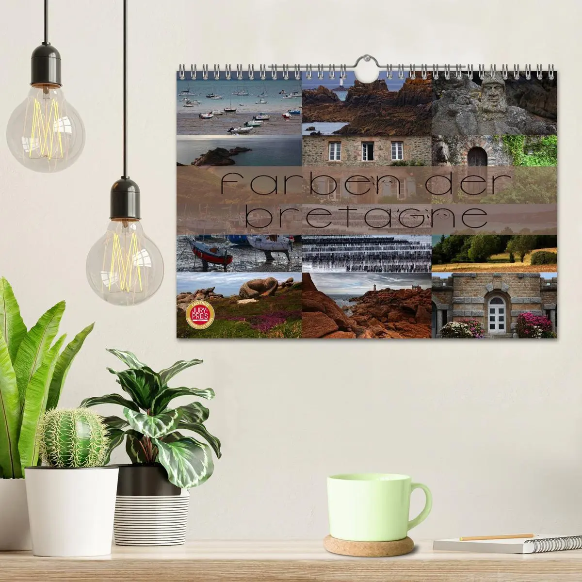 Bild: 9783516158441 | Farben der Bretagne (Wandkalender 2026 DIN A4 quer), CALVENDO...