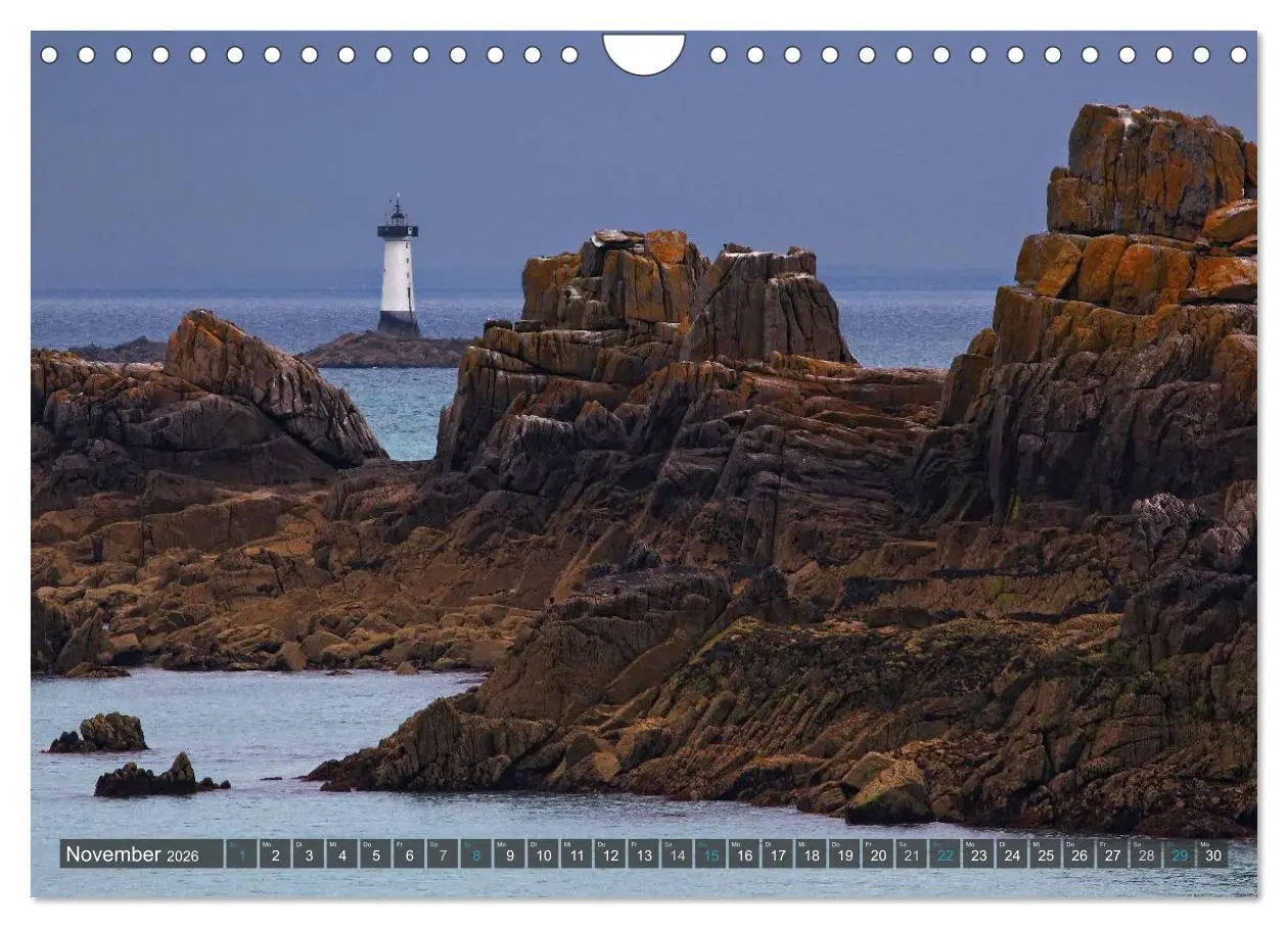 Bild: 9783516158441 | Farben der Bretagne (Wandkalender 2026 DIN A4 quer), CALVENDO...