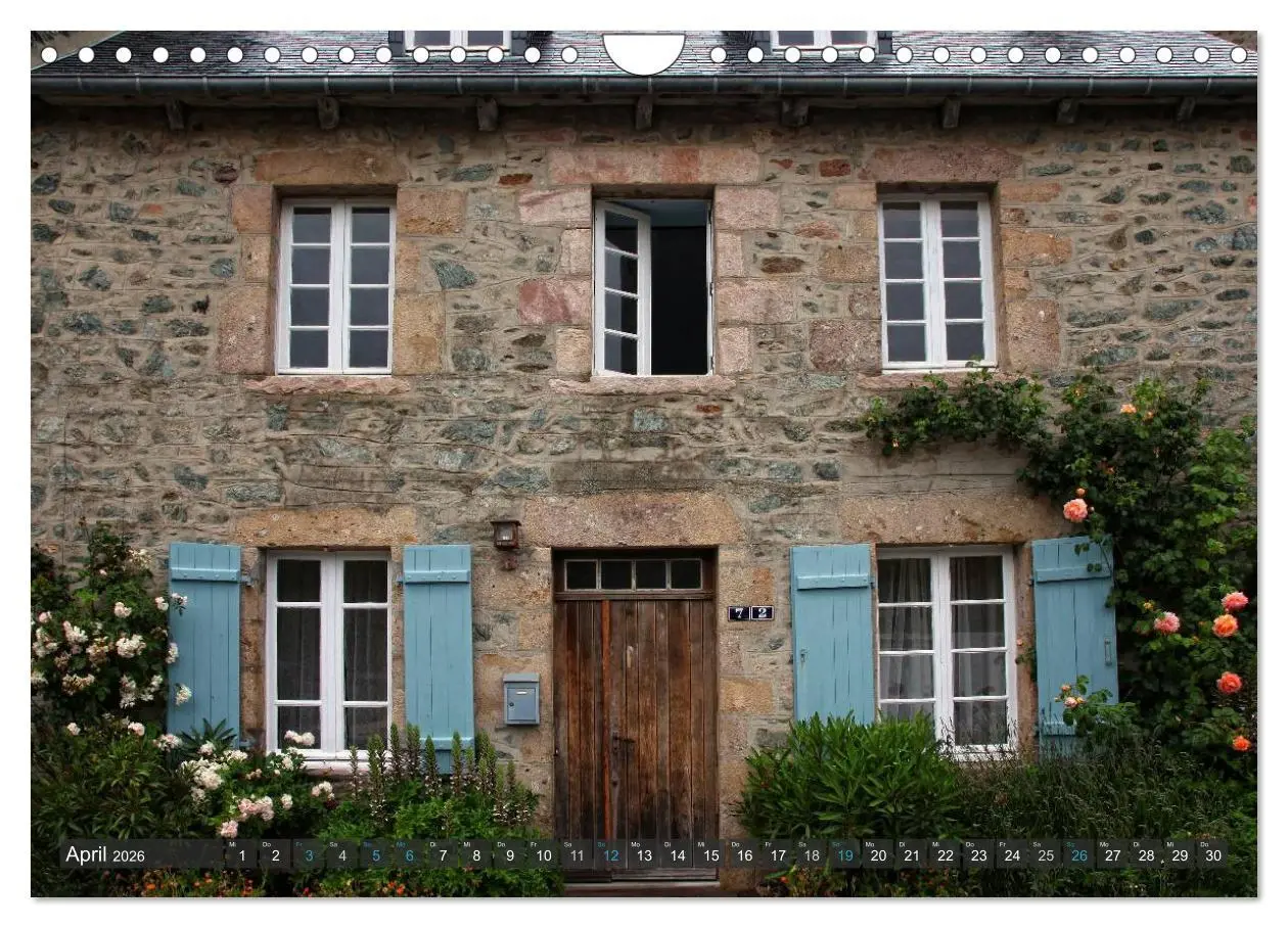 Bild: 9783516158441 | Farben der Bretagne (Wandkalender 2026 DIN A4 quer), CALVENDO...