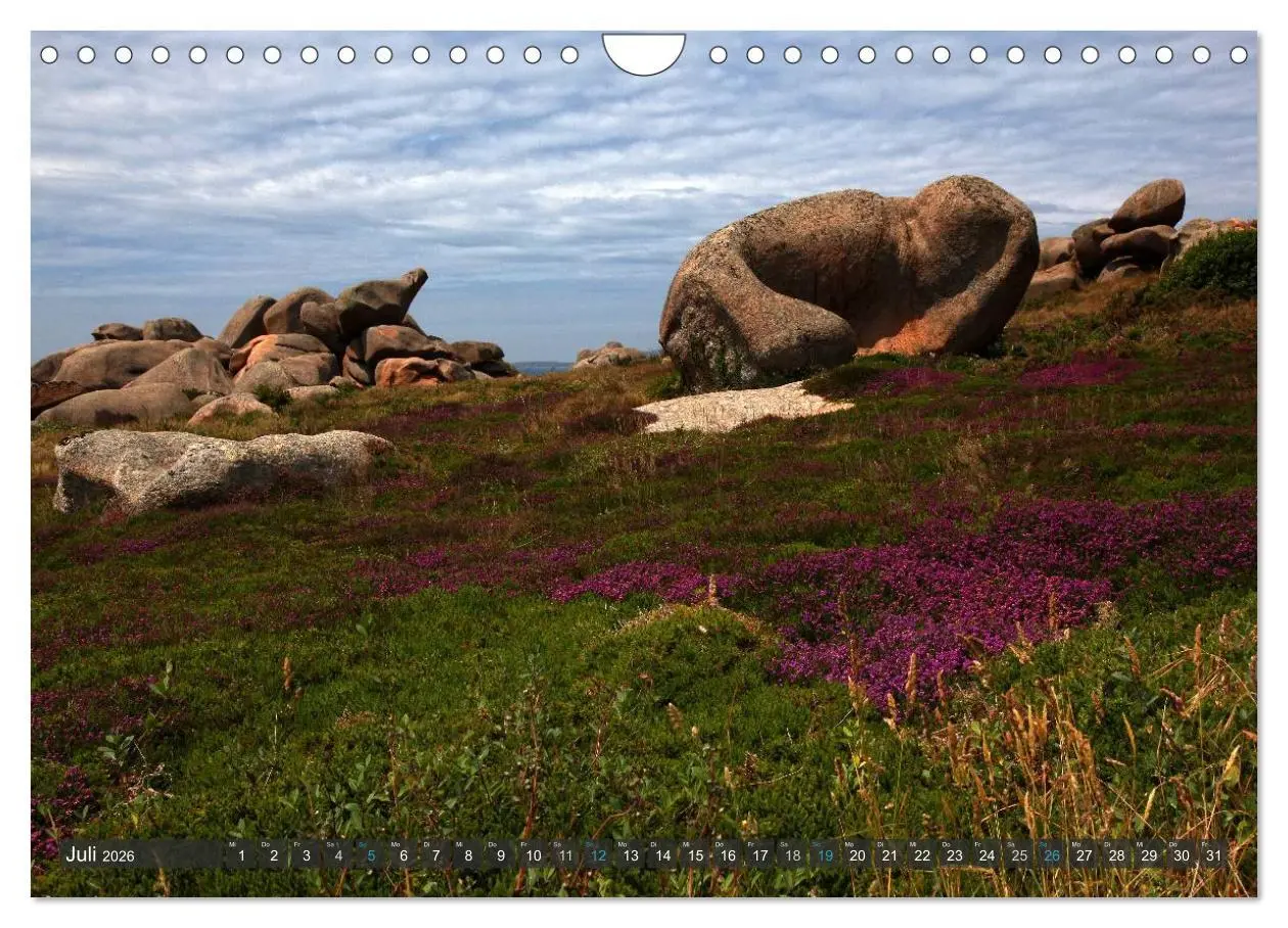 Bild: 9783516158441 | Farben der Bretagne (Wandkalender 2026 DIN A4 quer), CALVENDO...