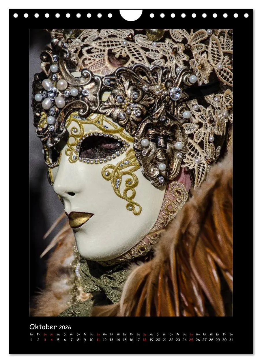 Bild: 9783516468441 | Venezianische Masken HALLia VENEZia Schwäbisch Hall (Wandkalender...