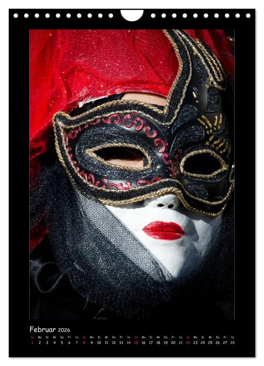 Bild: 9783516468441 | Venezianische Masken HALLia VENEZia Schwäbisch Hall (Wandkalender...