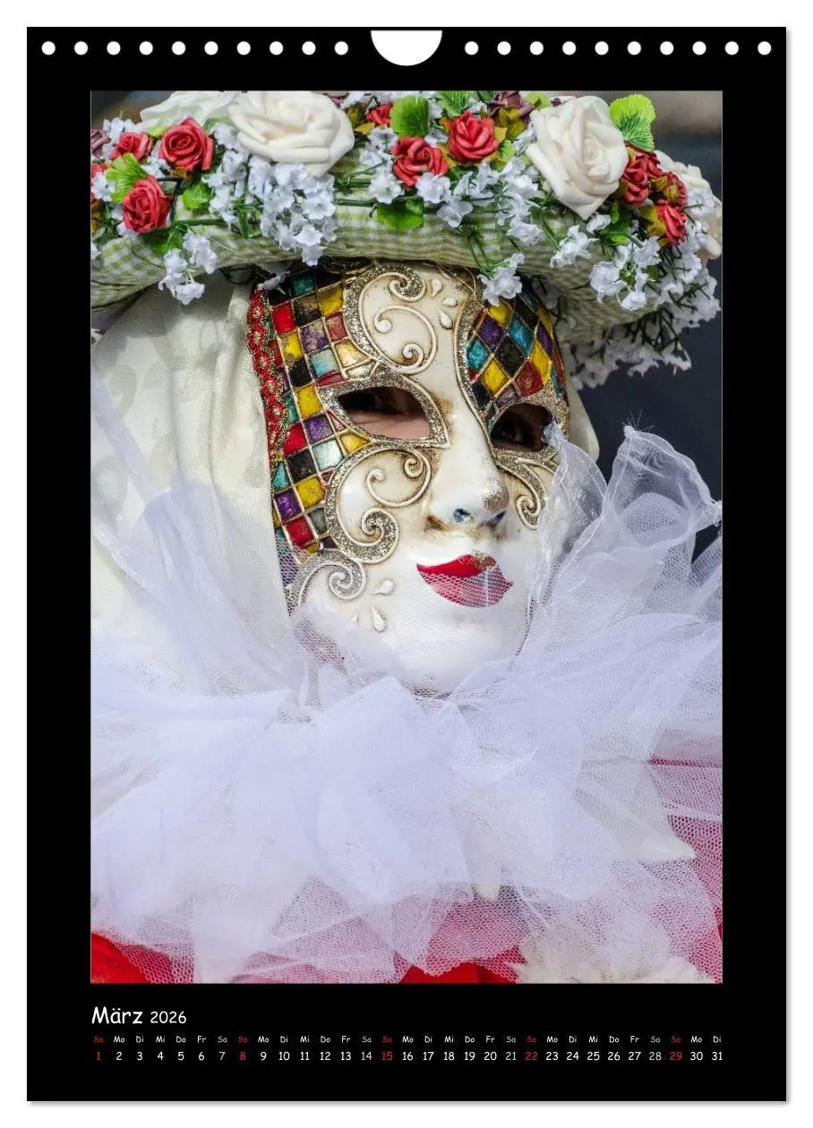 Bild: 9783516468441 | Venezianische Masken HALLia VENEZia Schwäbisch Hall (Wandkalender...