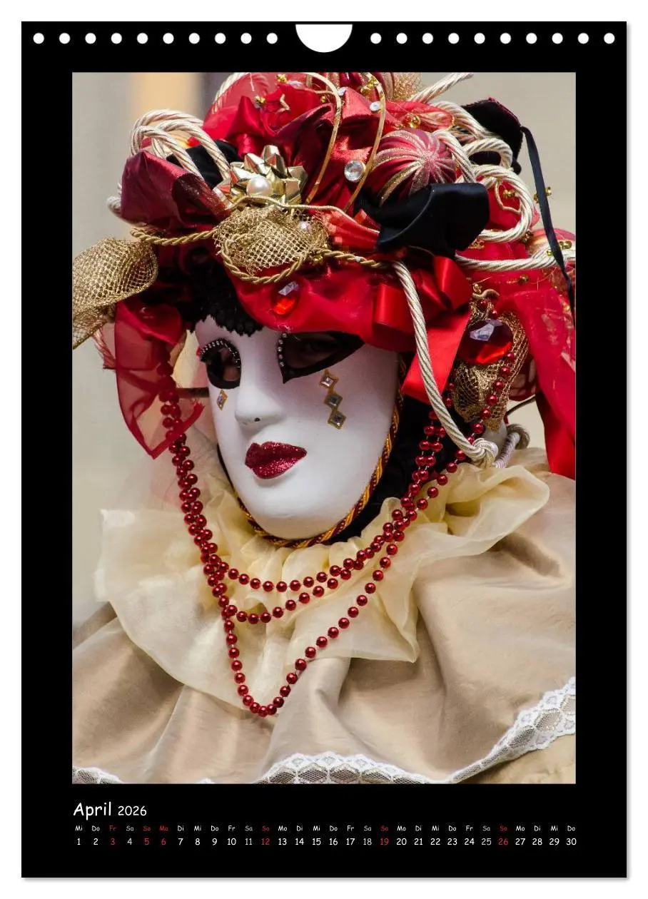 Bild: 9783516468441 | Venezianische Masken HALLia VENEZia Schwäbisch Hall (Wandkalender...