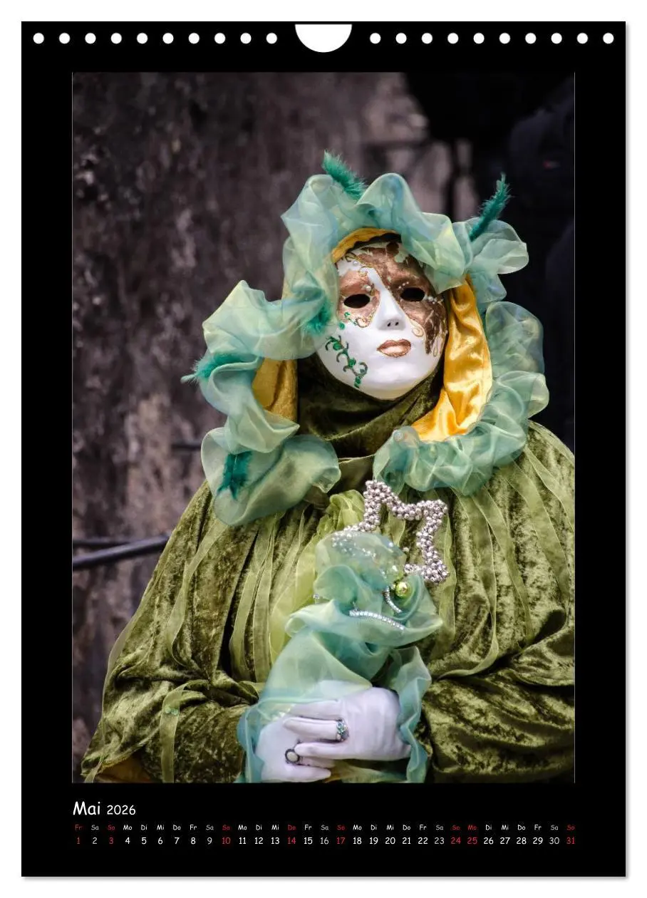 Bild: 9783516468441 | Venezianische Masken HALLia VENEZia Schwäbisch Hall (Wandkalender...