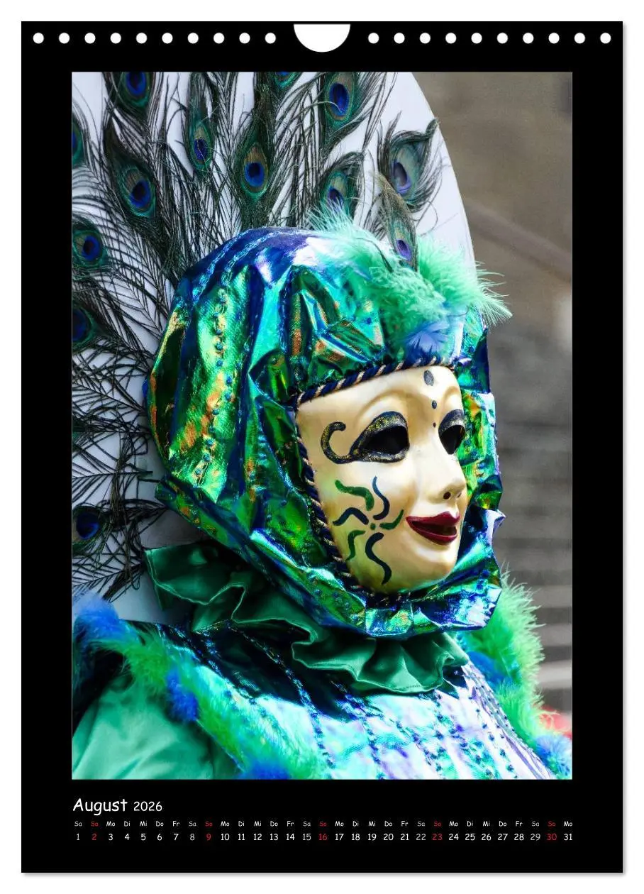 Bild: 9783516468441 | Venezianische Masken HALLia VENEZia Schwäbisch Hall (Wandkalender...